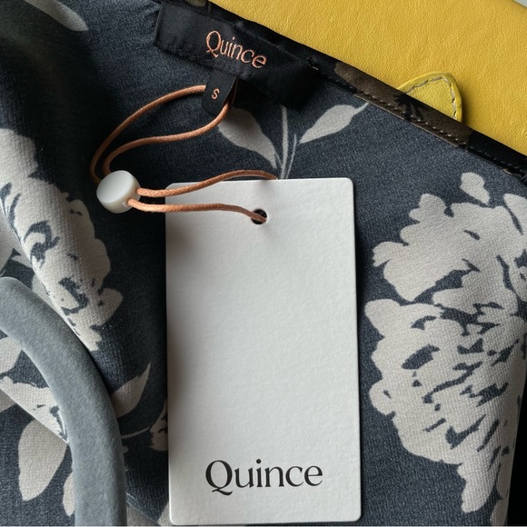 Quince 100% Washable Silk Mini Slip Dress in Caper Eclipse Size S NWT - Picture 5 of 12